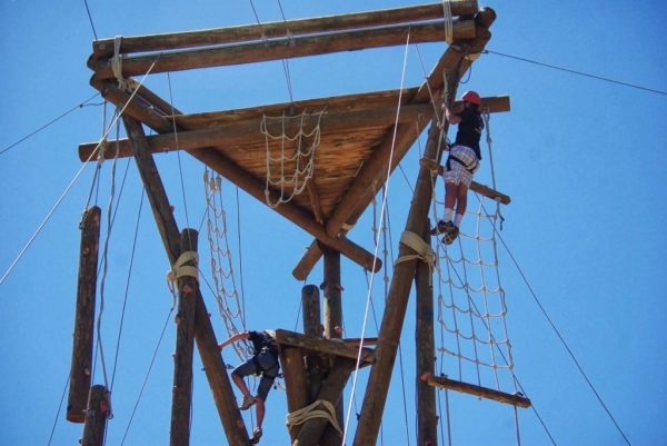 Trust Rope Course Outdoors Trust and the Rope Course - RYLA - Rotary Youth Leadership ...